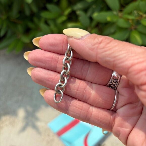 Tiffany & Co. Oval Tag Sterling Silver Bracelet - Picture 5 of 6